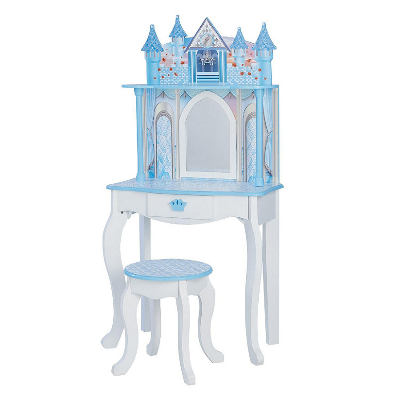 Fantasy Fields - Dreamland Castle Play Vanity Set - White / Ice Blue Image