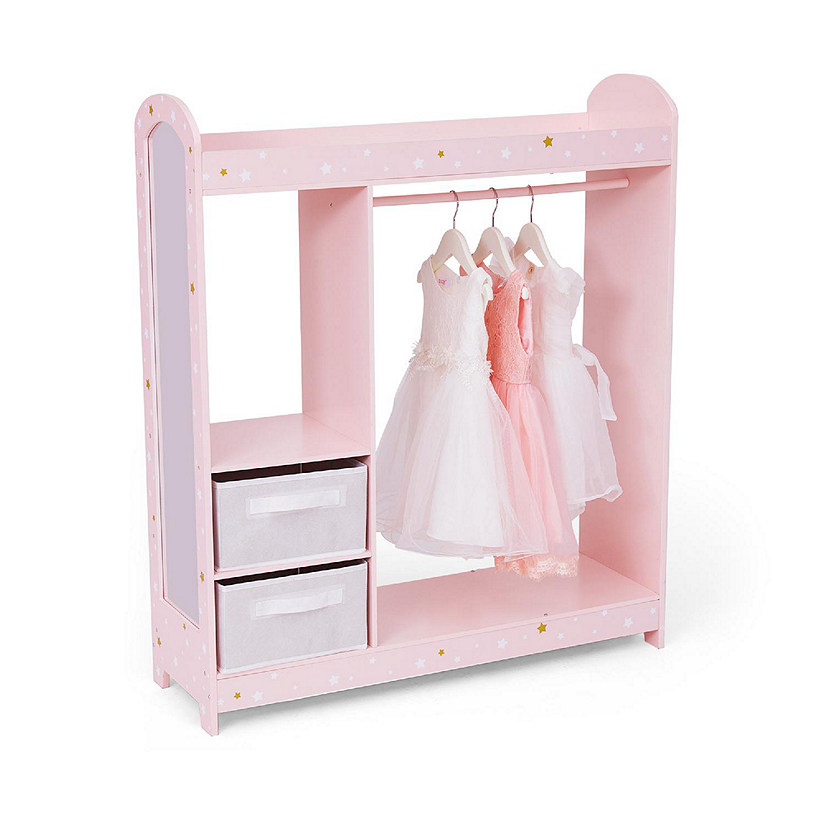 Fantasy Fields - Fashion Twinkle Star Prints Jasmine Toy Dress Up Unit Kids Furniture - Pink Image