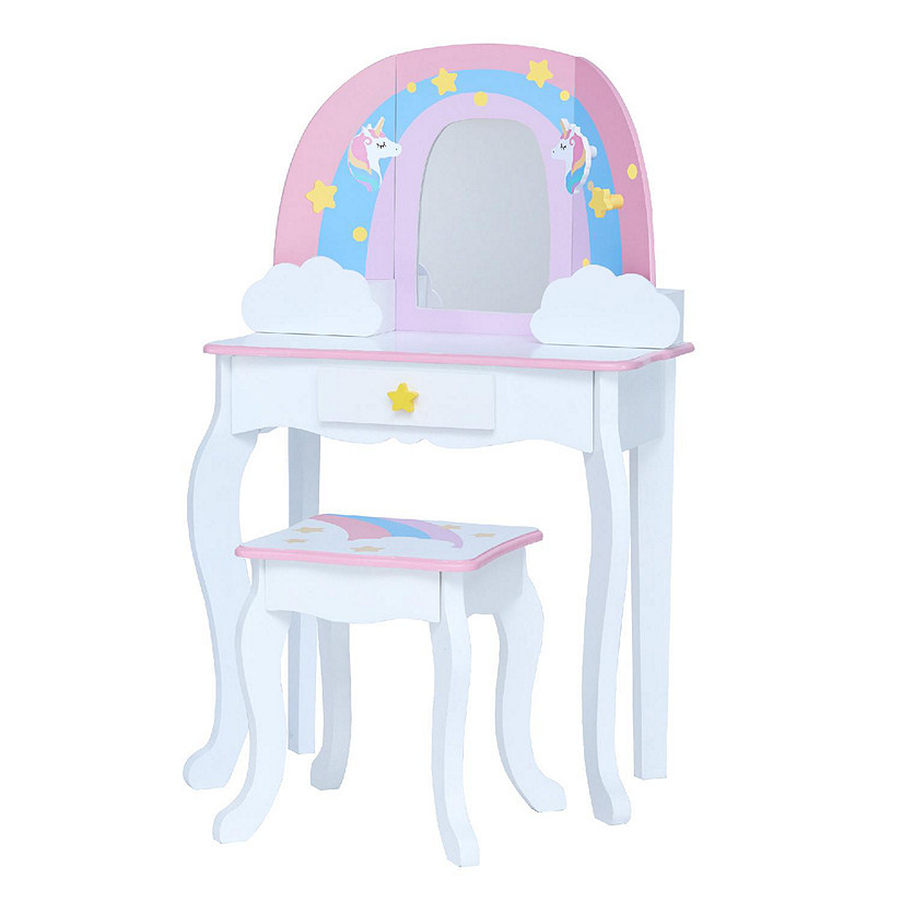 Fantasy Fields - Little Dreamer Rainbow Medium Toy Vanity - Pink Image