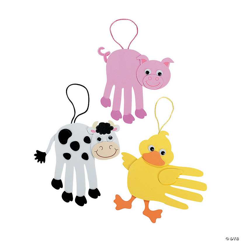 Farm Animal Handprint Craft Kit - Discontinued