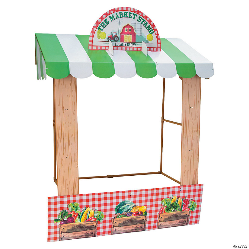 Farmers Market Tabletop Hut with Frame - 6 Pc. Image