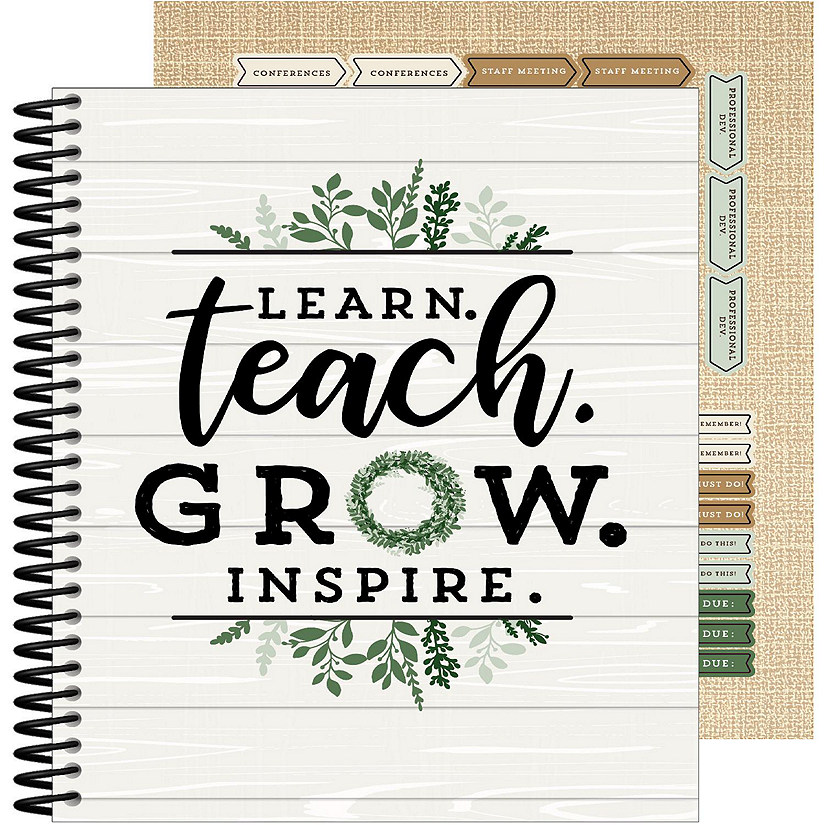 Farmhouse Teacher Undated Daily Planner Image