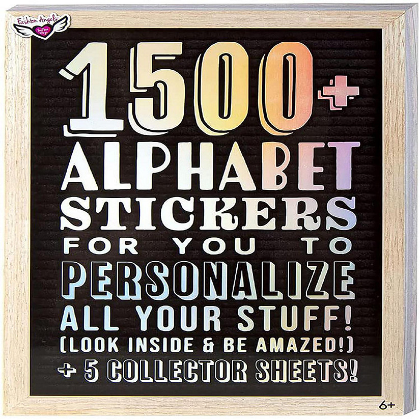 Fashion Angels 1500+ Alphabet Sticker Book Image