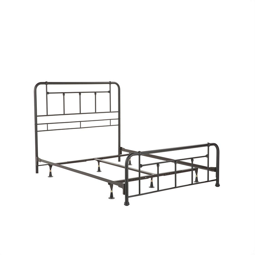 Fashion Bed Group Baldwin King Decorative Metal Panel Bed Oriental Trading