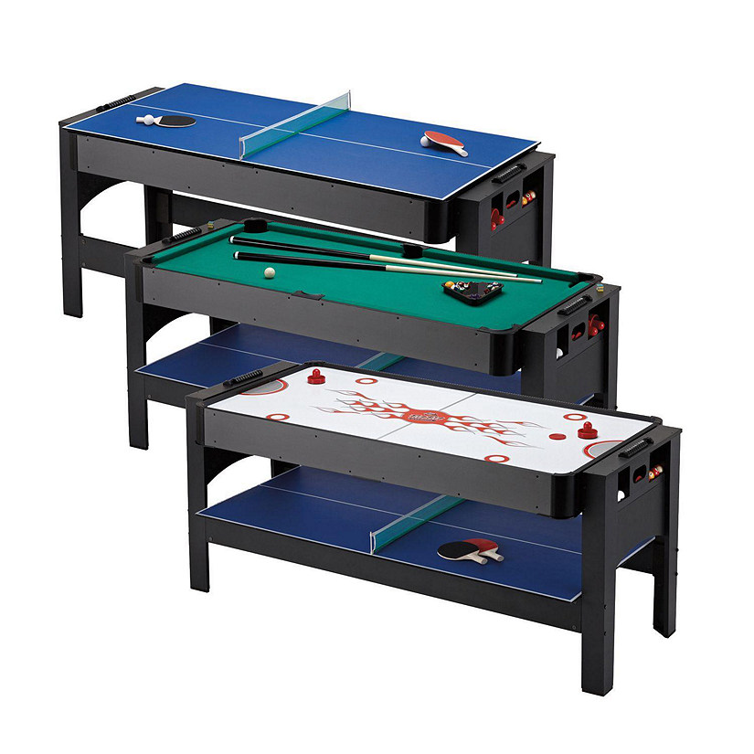 Fat Cat 3-in-1 6' Flip Multi-Game Table Image