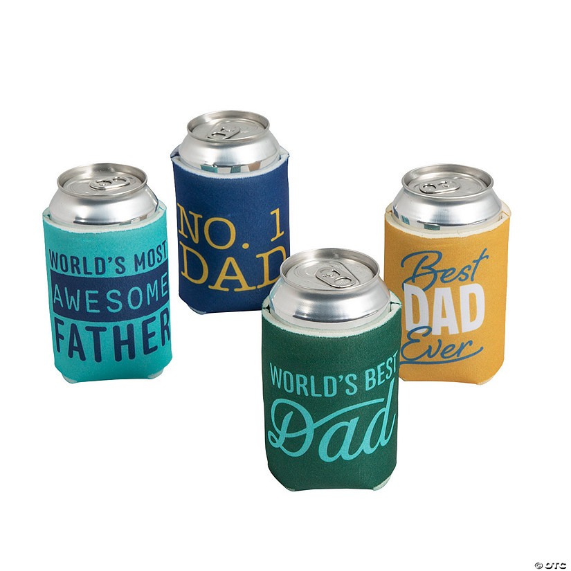 Father&#8217;s Day Can Cooler Assortment - 12 Pc. Image