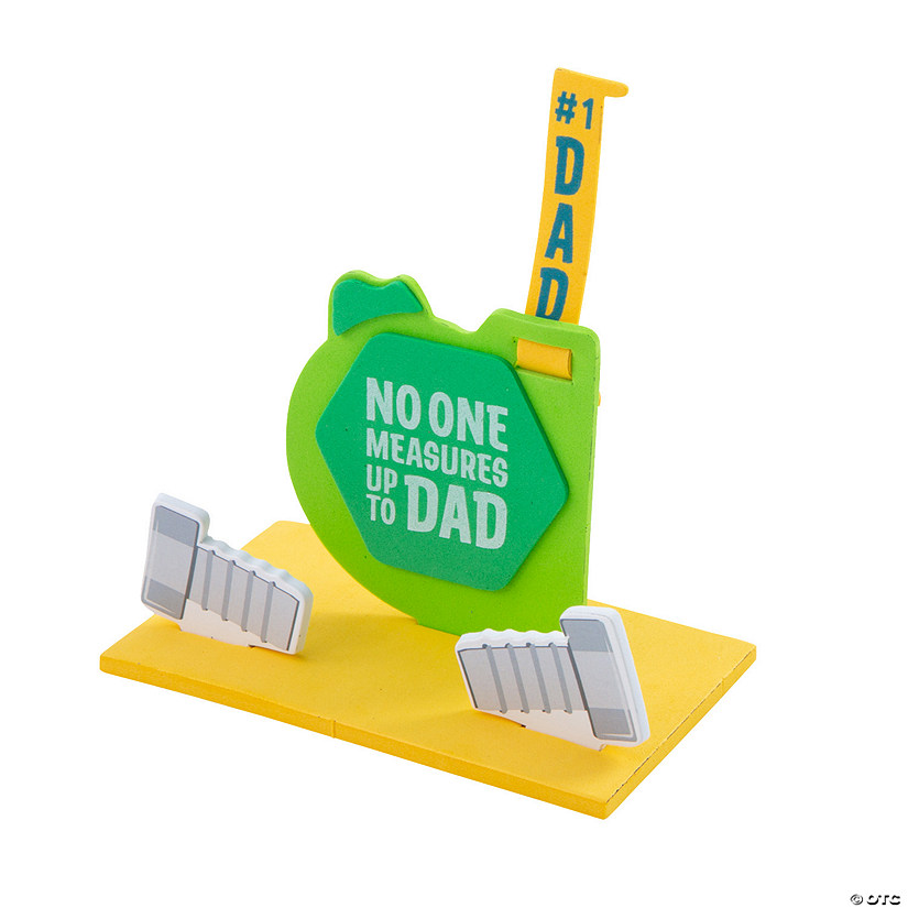 Father&#8217;s Day Tape Measure Craft Kit - Makes 12 Image