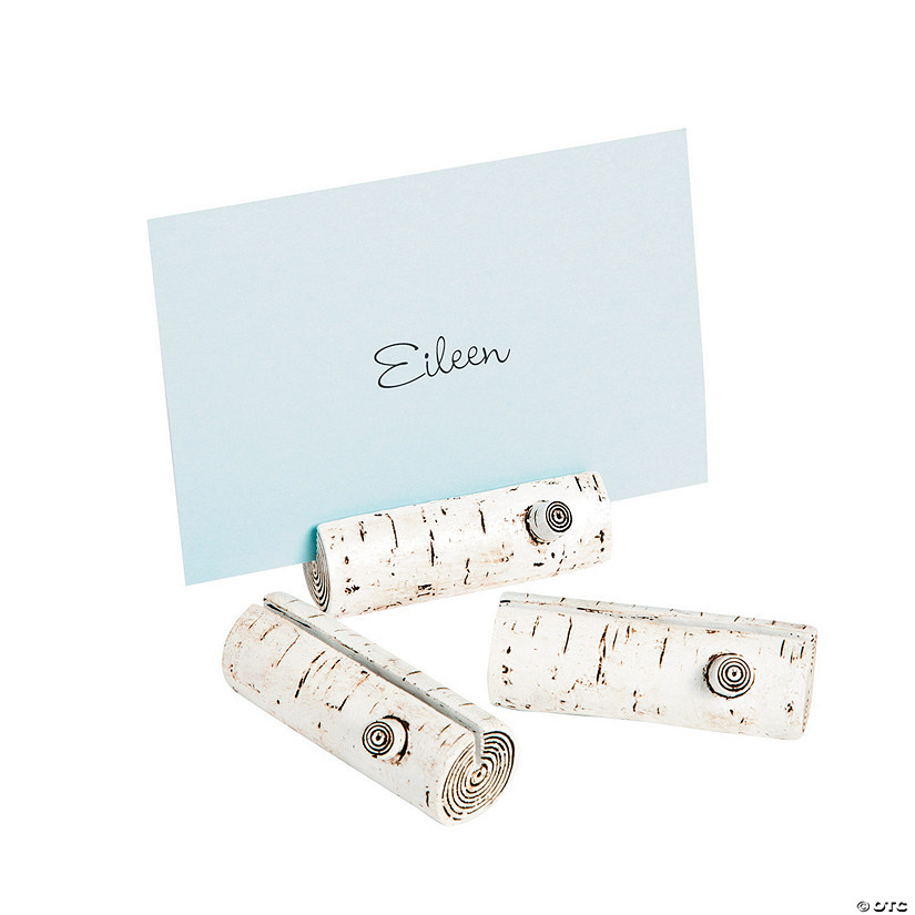 Faux Birch Branch Place Card Holders - 12 Pc. Image