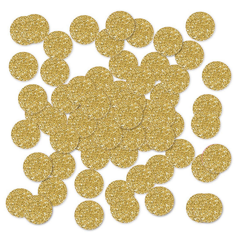 Faux Gold Glitter Confetti 180-Pack Image