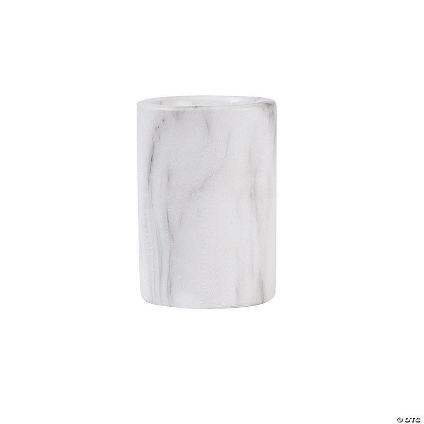 Faux Marble Pillar Candle Holders - 3 Pc. Image