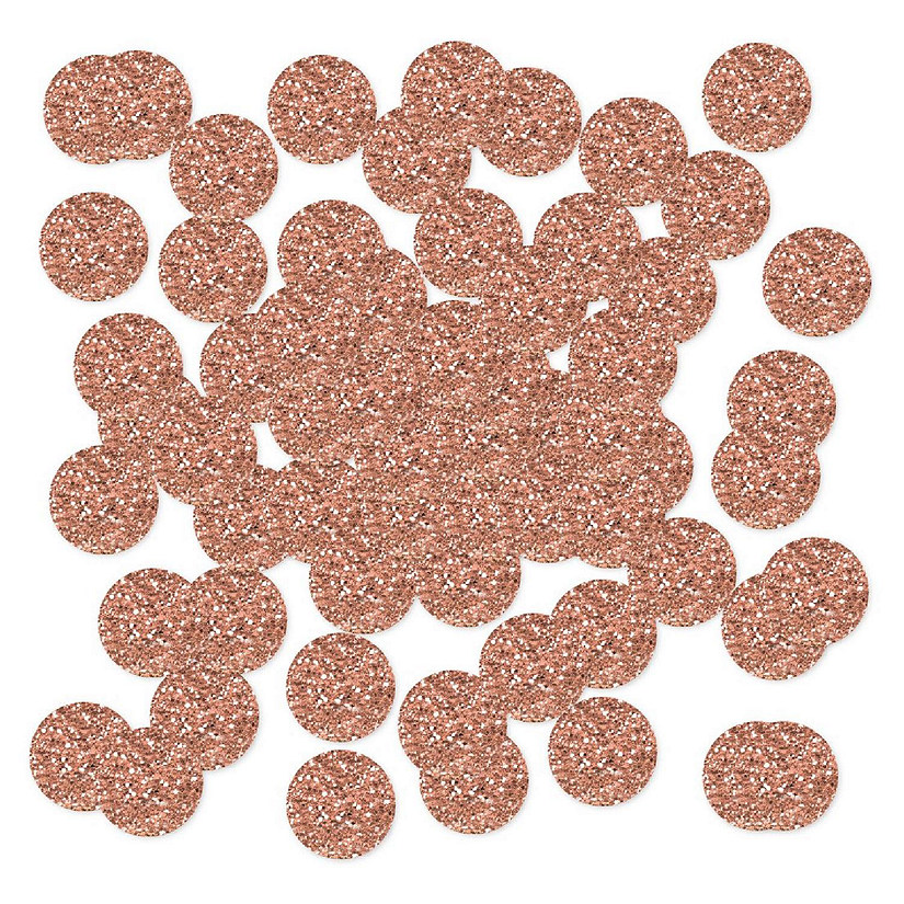 Faux Rose Gold Confetti 180-Pack Image