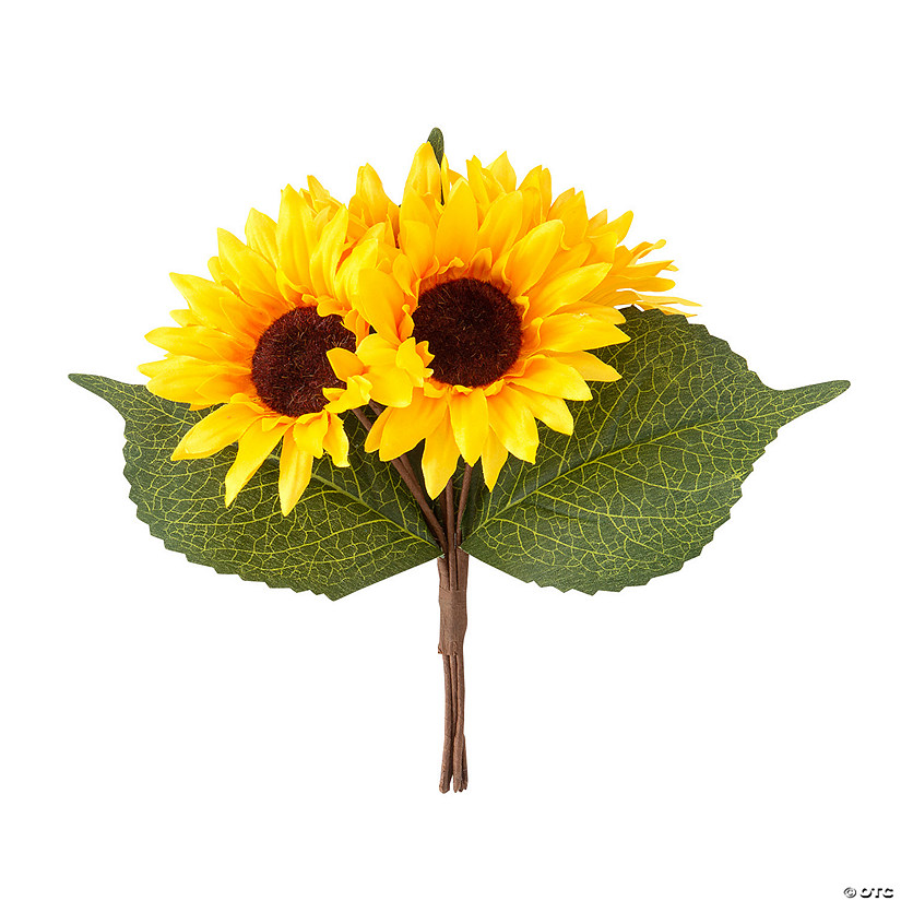Faux Sunflower Heads Image