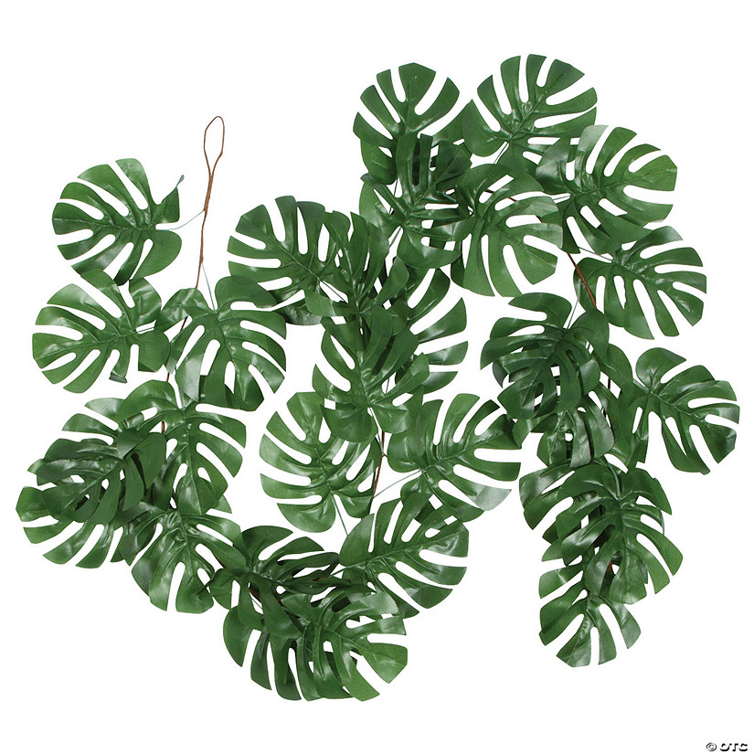 Faux Tropical Palm Leaf Garlands - 6 Pc. Image