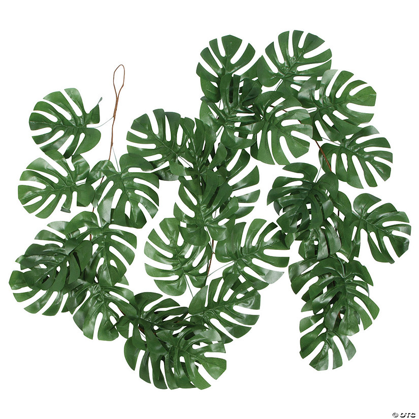 Faux Tropical Palm Leaf Garlands 6 Pc. Oriental Trading