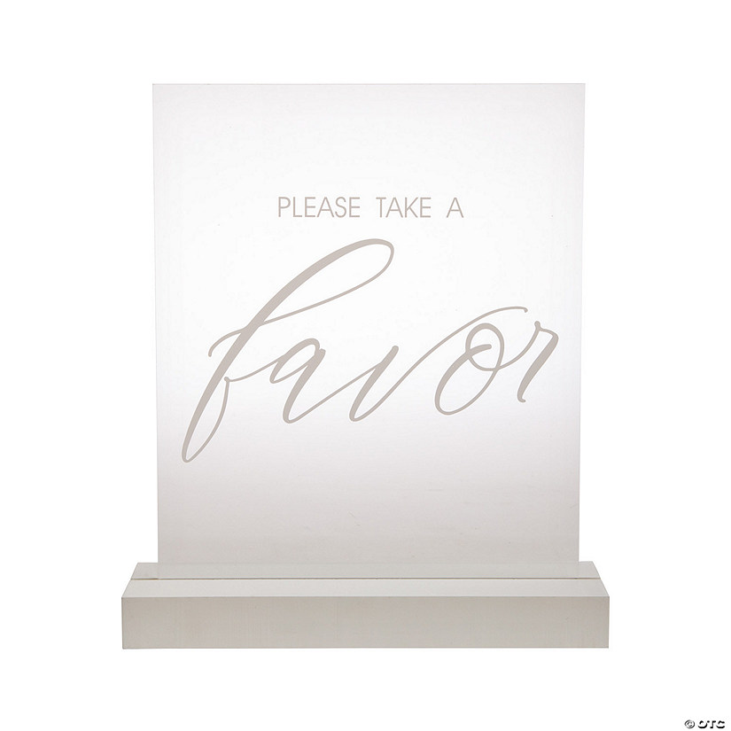 Favor Tabletop Sign Image