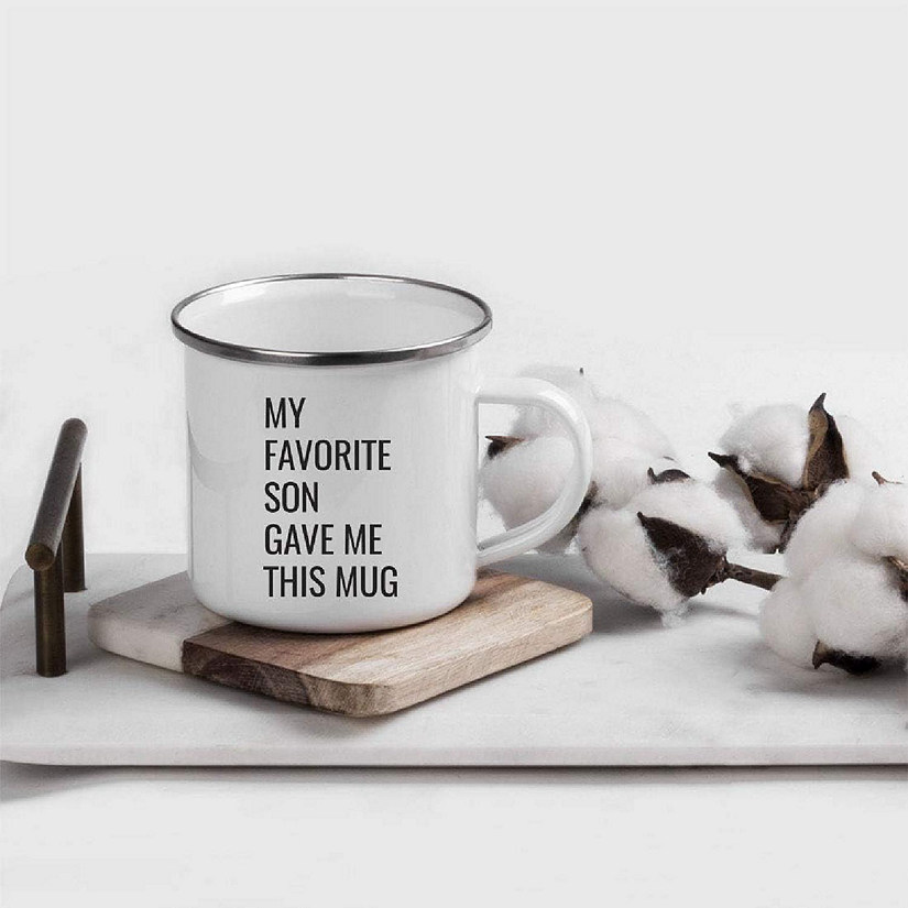 Favorite Son Funny Metal Camping Mug Image