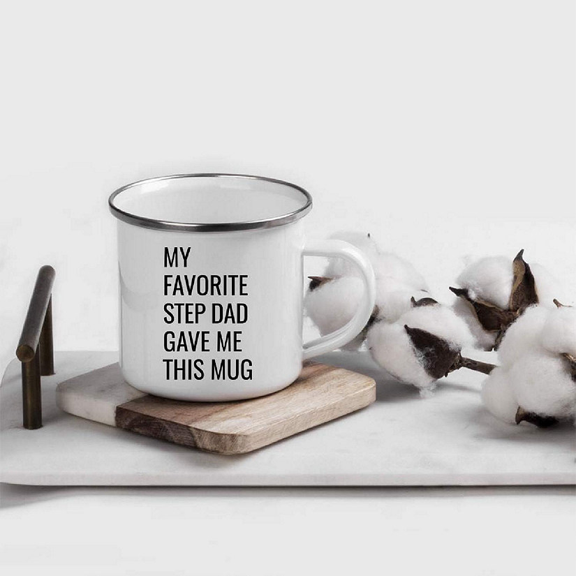 Favorite Step Dad Metal Campfire Fun Mug Image