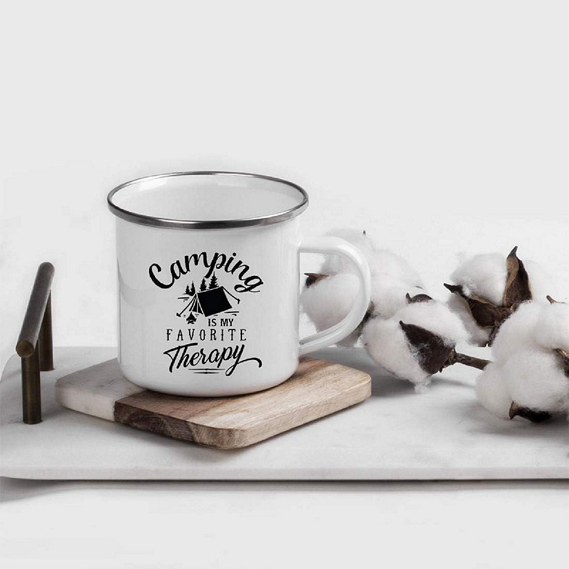 Favorite Therapy Metal Camping Mug Image