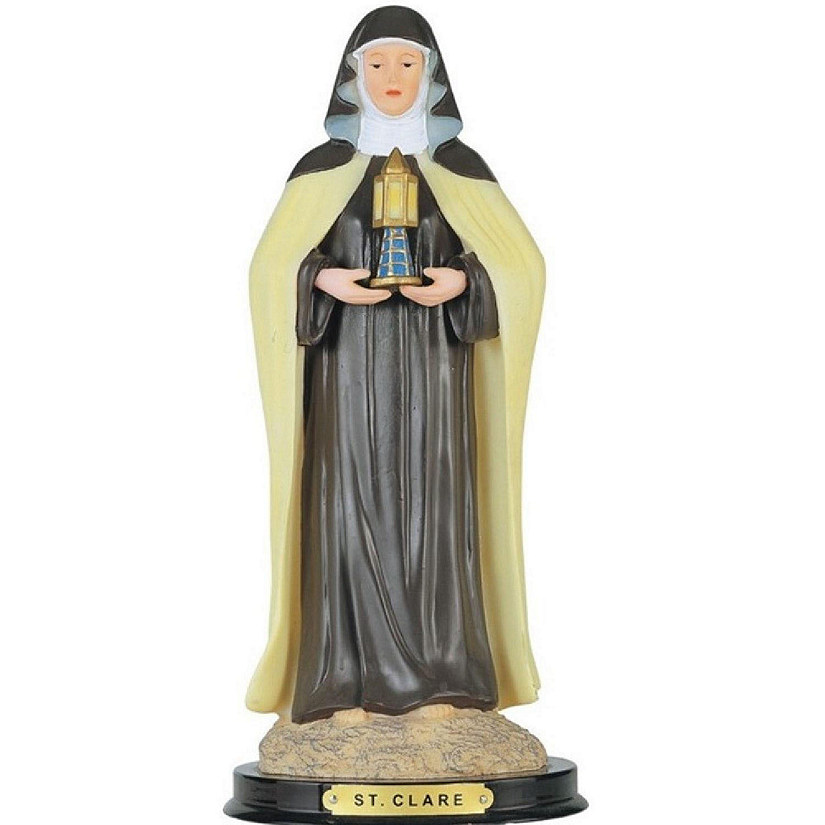 FC Design 12"H Saint Clare Statue St. Clare of Assisi Holy Figurine Religious Decoration Image
