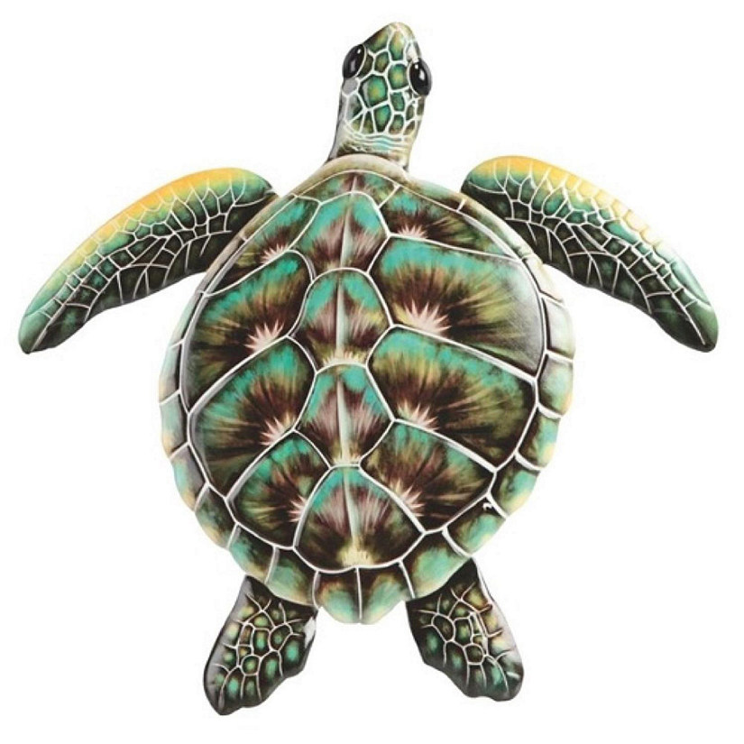 FC Design 16.5"W Green Sea Turtle Wall Plaque Home D&#233;cor Figurine Image