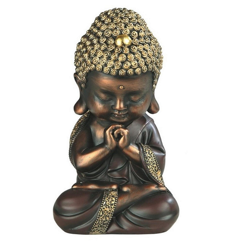 FC Design 8.5"H Bronze Shakyamuni Buddha Statue Feng Shui Decoration Religious Figurine Image