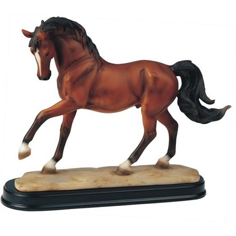 FC Design 8"H Brown Walking Horse Figurine Image