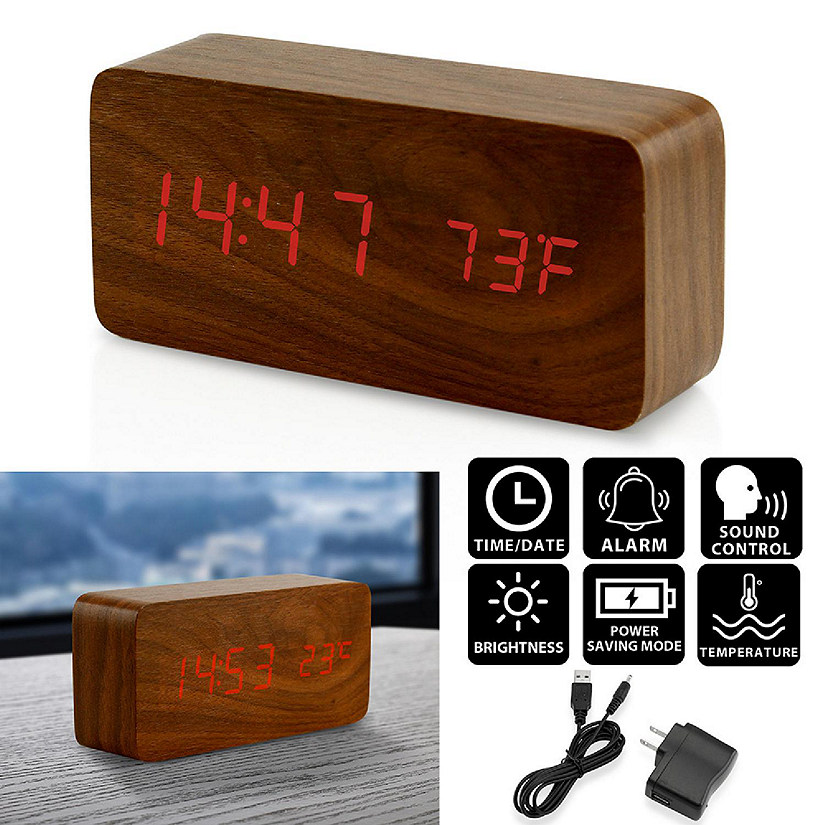 FC Design Brown Alarm Clocks