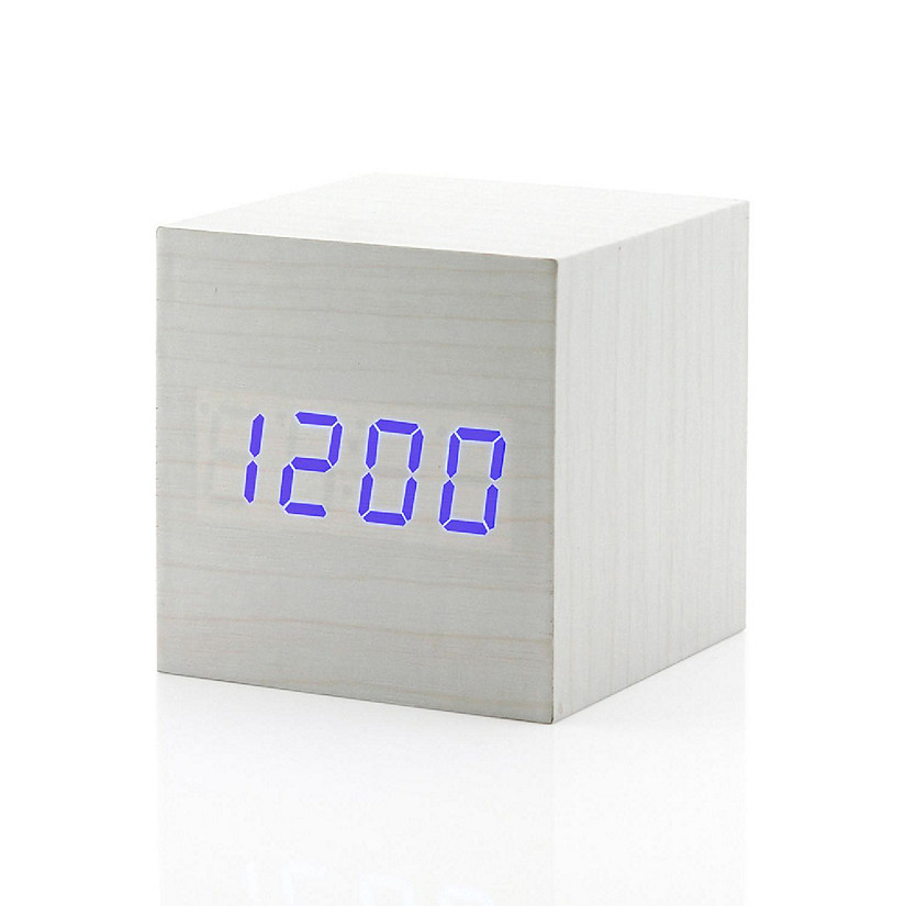 Personalized Wooden Digital Clock, Wooden Alarm Clock, Table or Office Clock  