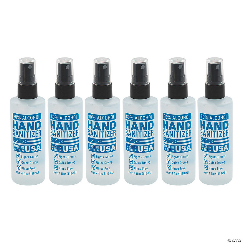 FDA-Approved 4 oz. Hand Sanitizers &#8211; 6 Pc. Image