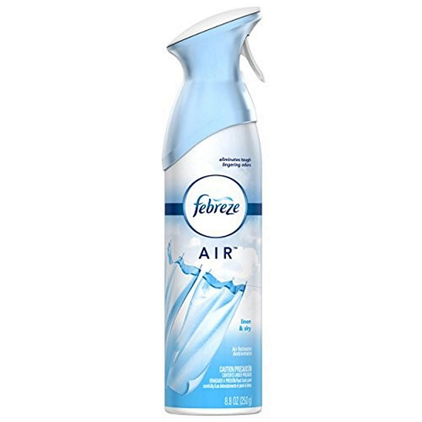 Febreze 96256 Odor-Eliminating Air Freshener, Linen and Sky, 8.8 fl oz Image