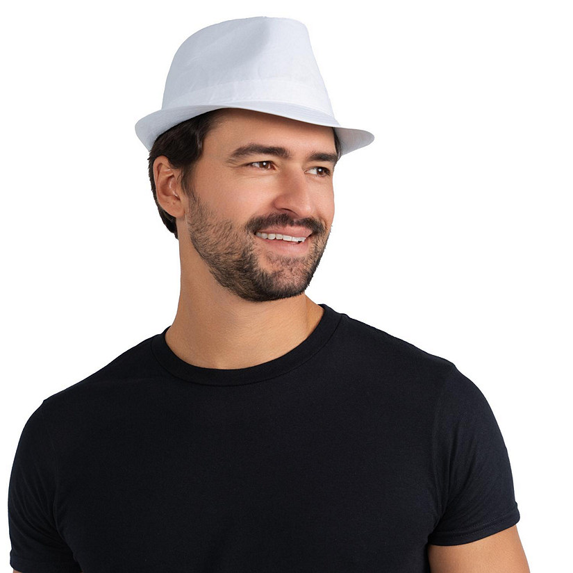 Fedora Hat - White Image