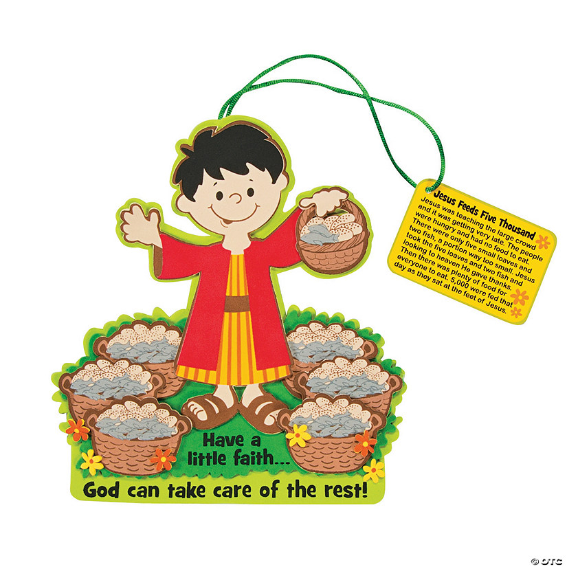 Feeding the 5000 Sign Craft Kit | Oriental Trading