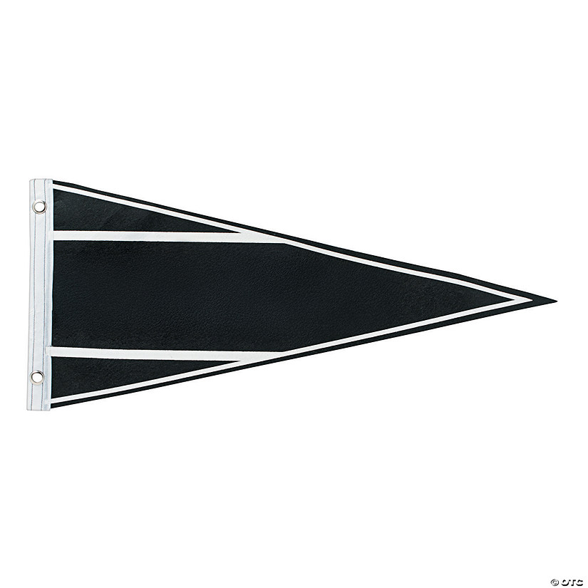 Felt Black Pennant Banner Image
