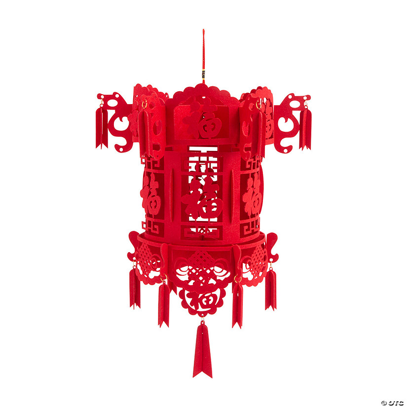 Felt Chinese New Year Palace Hanging Lantern Image