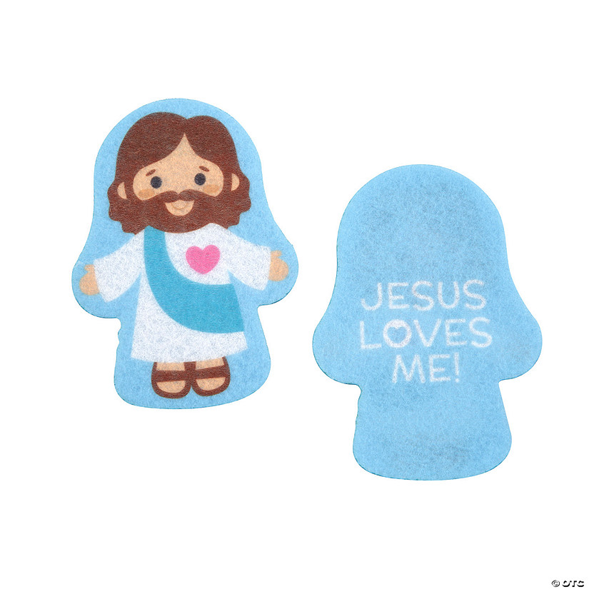 Felt Mini Jesus-Shaped Handouts - 24 Pc. Image