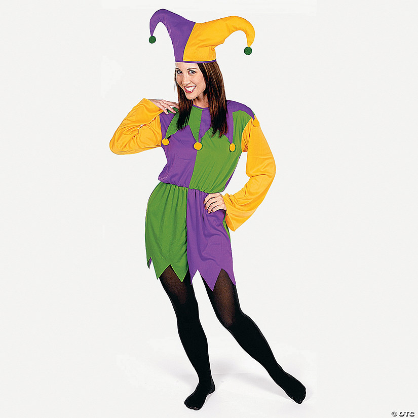 Female Jester Halloween Costume for Women - Discontinued