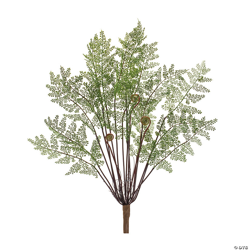 Fern Bush (Set Of 2) 20"H Plastic Image