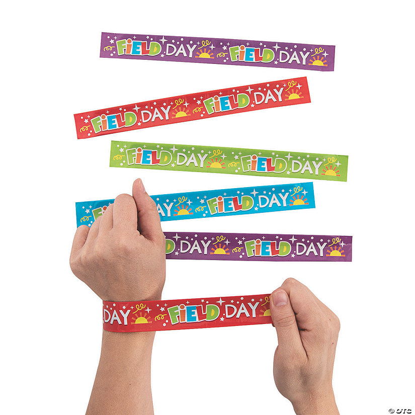 Field Day Slap Bracelets Oriental Trading