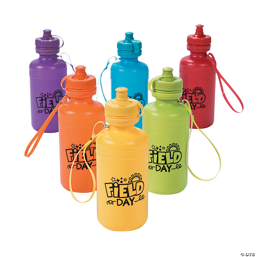 Field Day Water Bottles - 12 Pc. | Oriental Trading