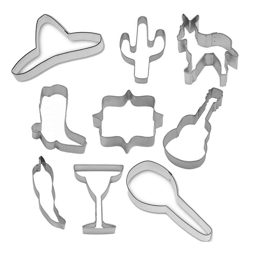 Fiesta 9 Piece Cookie Cutter Set Image