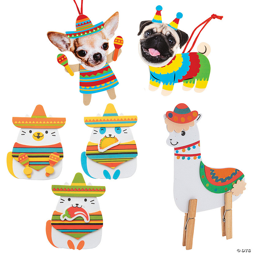 Fiesta Animals Foam Craft Kit Assortment - Makes 36 Image