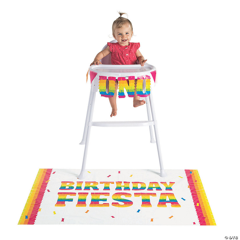 Fiesta Birthday High Chair Decorating Kit - 2 Pc. Image