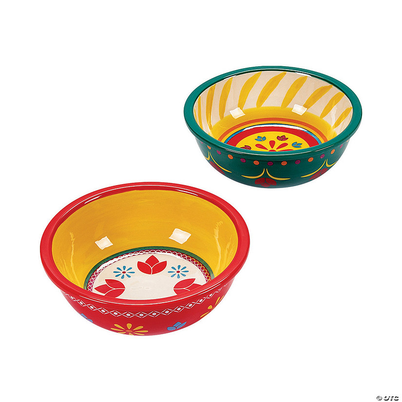 Fiesta Ceramic Bowl Set Oriental Trading