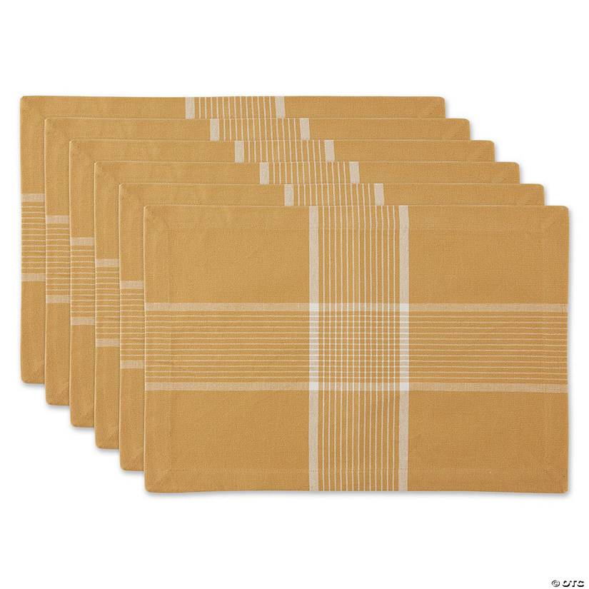 Fiesta Curry Check Placemat (Set Of 6) Image
