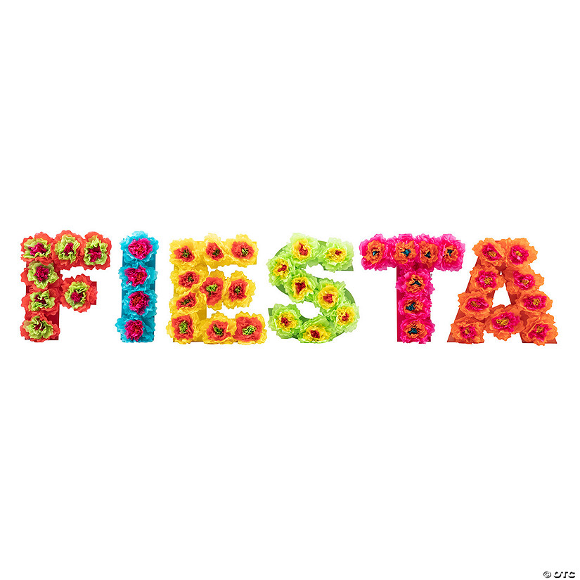 Fiesta Flower Wall Decoration - 6 Pc. Image