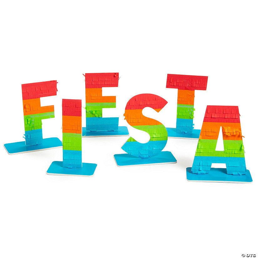 Fiesta Fringe Tabletop Letters - 6 Pc. Image