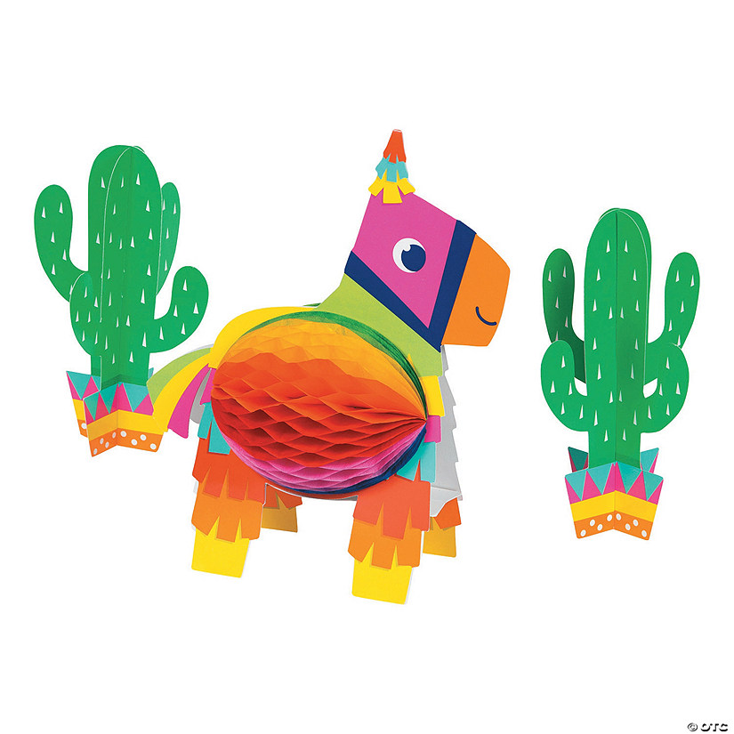 Fiesta Fun Honeycomb Centerpiece Set Image