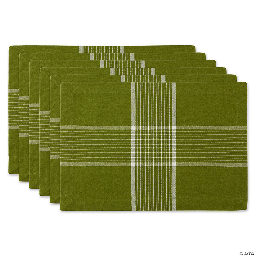 Fiesta Green Check Placemat (Set Of 6) Image