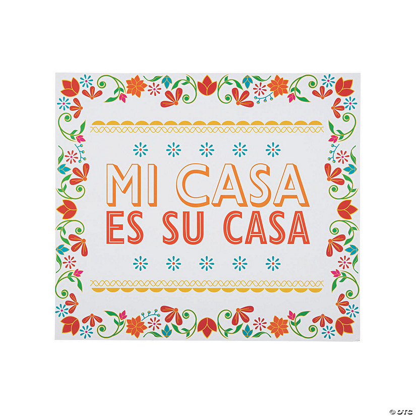 Fiesta Mi Casa Mi Familia Sign Image