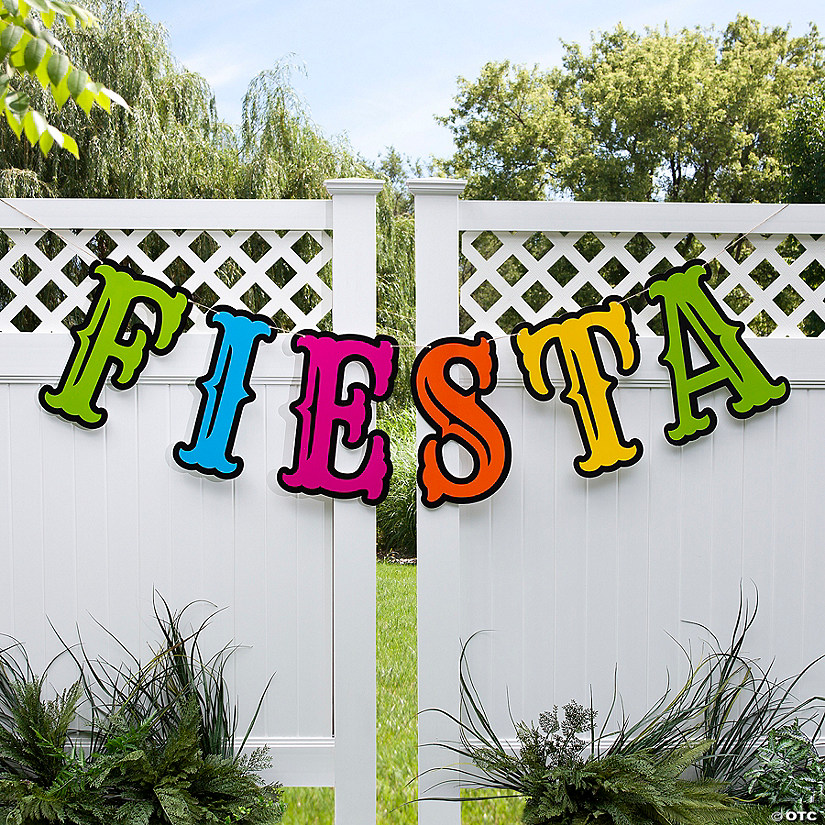 Fiesta Outdoor Plastic Banner Image
